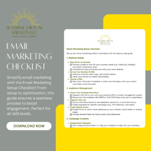 Email Marketing Setup Checklist: Step-by-Step Guide for Success